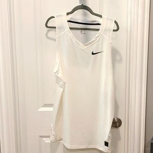 White Men's Nike Dri-Fit Tank Top